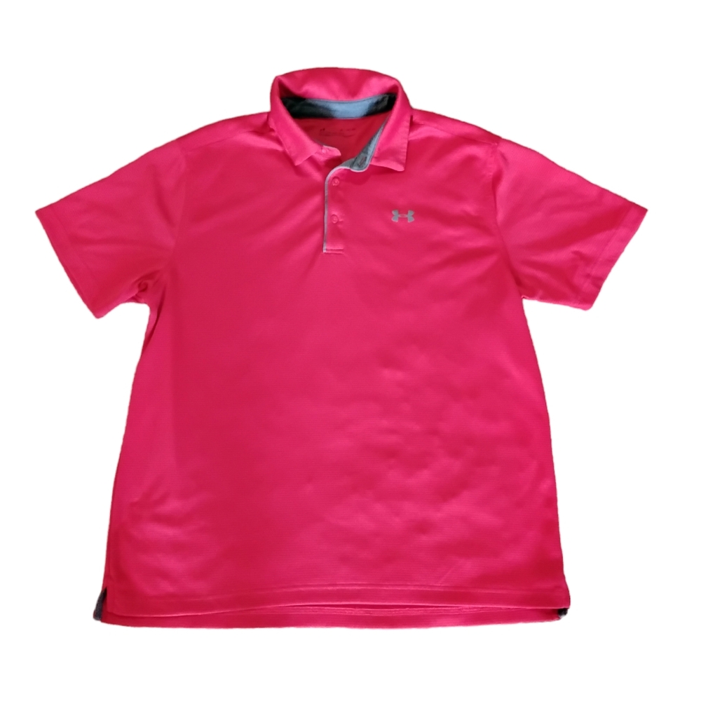 Under Armour Polo Mens XL Preppy Casual Sporty Athletic Athleisure Active